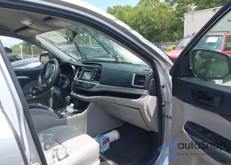 2016 Toyota Highlander Le V6 из США, поврежденный, VIN 5TDBKRFHXGS255038